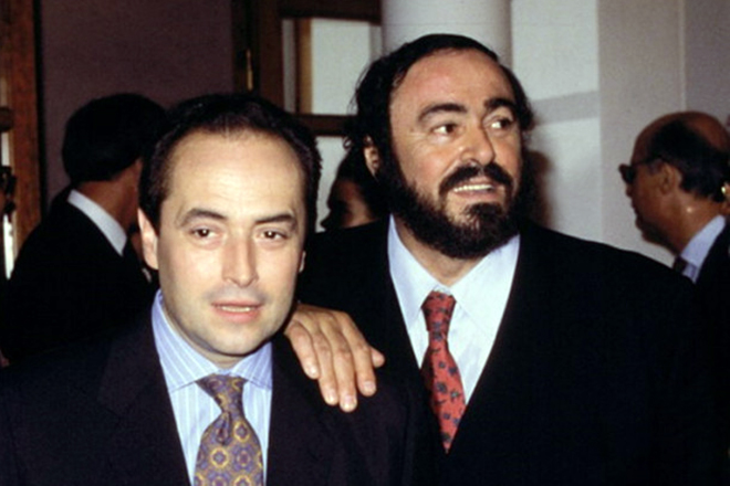 Хосе Каррерас и Лучано Паваротти