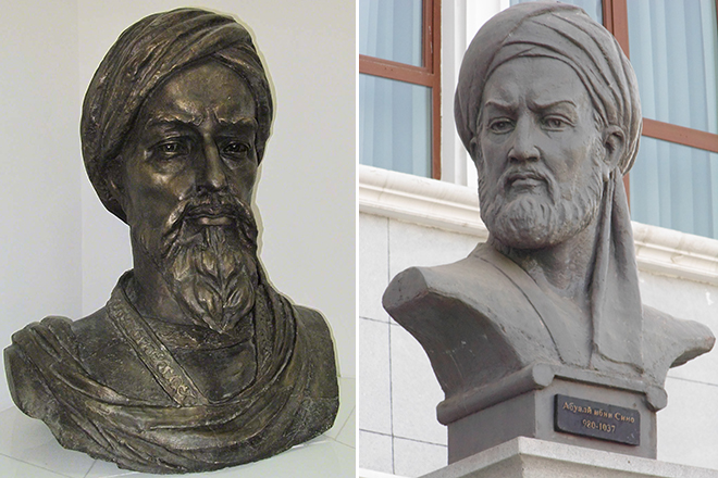 Статуи философа Ибн Сины