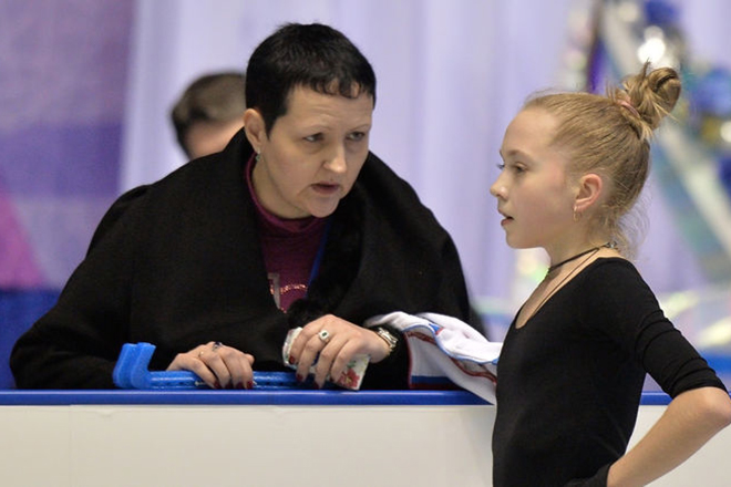 Елена Радионова и ее тренер Инна Гончаренко