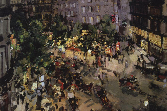 Картина Константина Коровина «Париж. Бульвар Капуцинок»