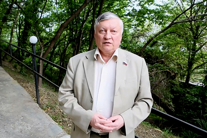 Анатолий Карпов в 2017 году