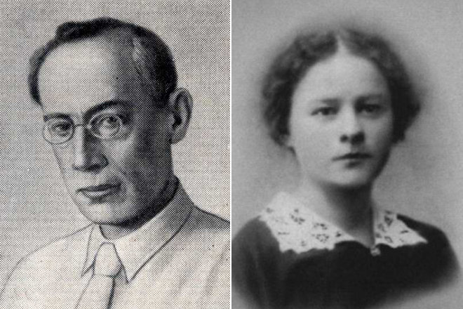 Александр Беляев и его жена Маргарита