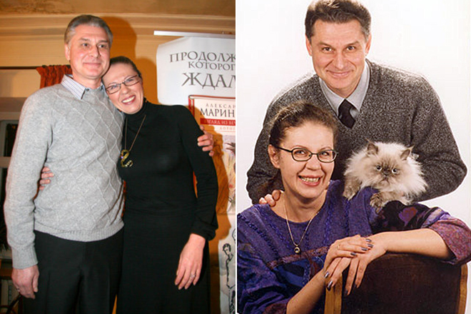 Александра Маринина и ее муж Сергей Заточный