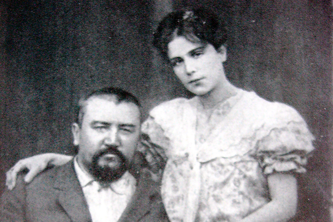 Александр Куприн и его жена Елизавета