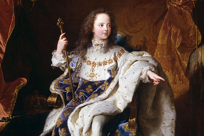 Людовик XV в юности