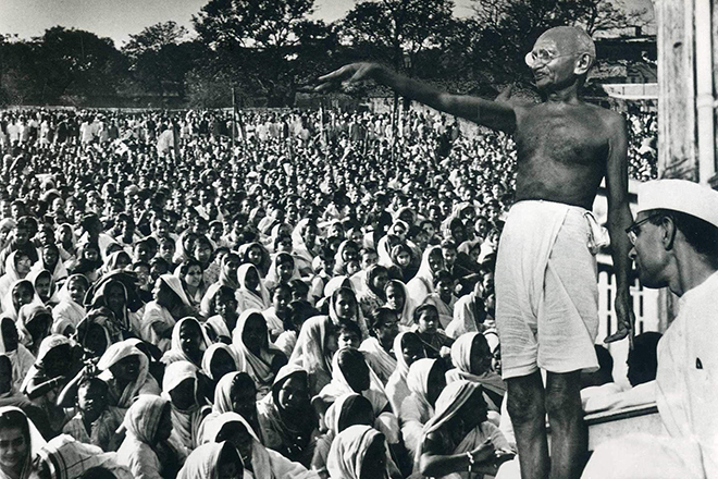 Махатма Ганди в Индии