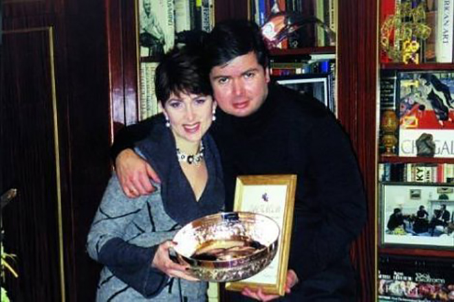 Артем Боровик и его жена Вероника
