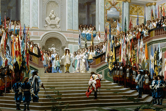 Людовик XIV в Версале