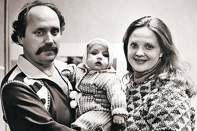 Светлана Пенкина с семьей