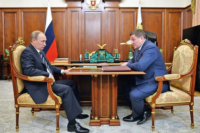 Владимир Путин и Андрей Бочаров