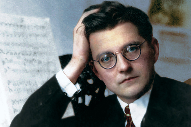 Дмитрий Шостакович в молодости