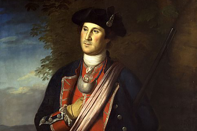 Джордж Вашингтон в военной форме