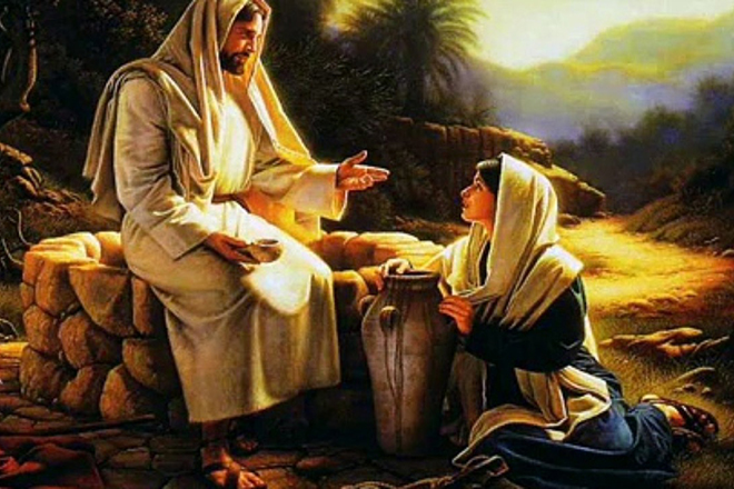 Встреча Марии Магдалины и Иисуса Христа