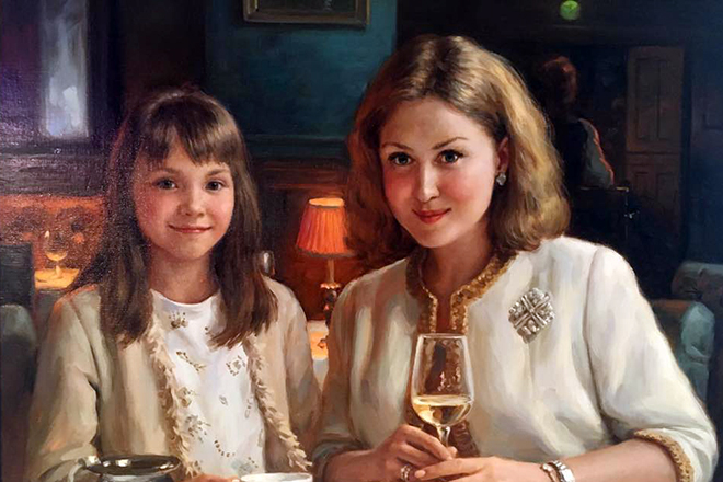 Елена Ищеева с дочерью