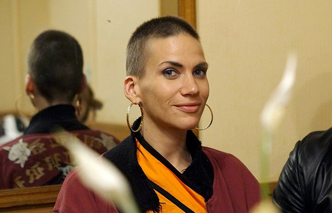 Саша Соколова после химиотерапии
