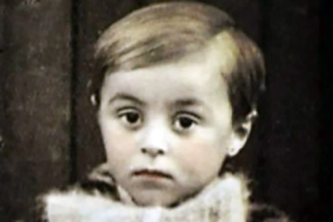 Лучано Паваротти в детстве
