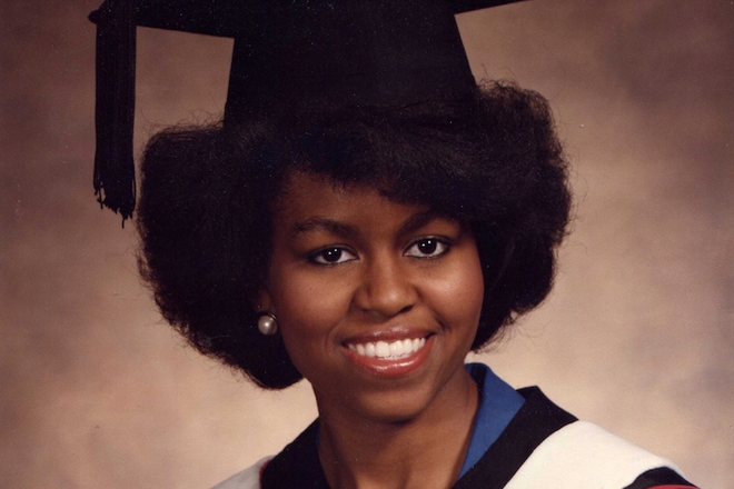 Мишель Обама - выпускница университета