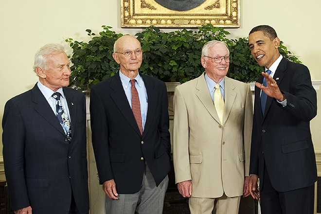 Экипаж «Аполлона-11» и Барак Обама