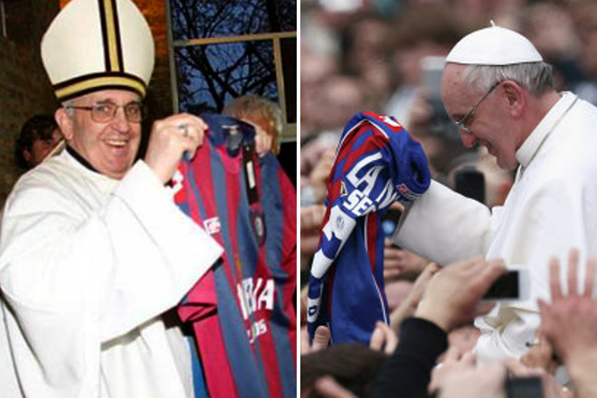 Папа римский Франциск - фанат футбола