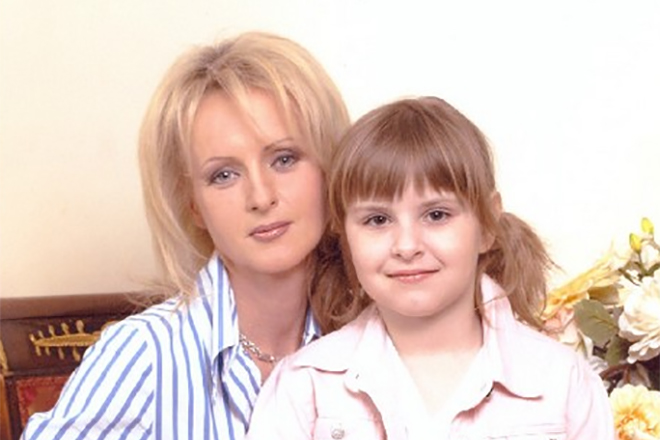 Светлана Лазарева с дочкой