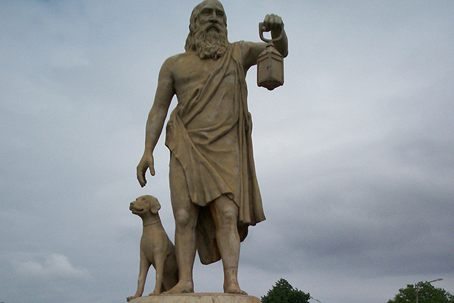 Памятник Диогену