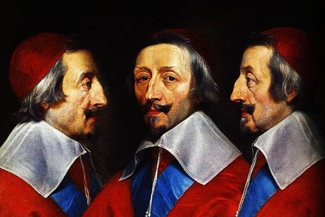 «Тройной портрет кардинала Ришелье», художник Филипп де Шампань
