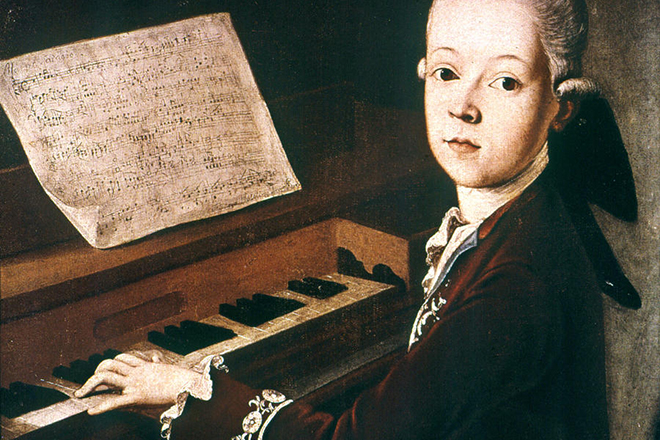 Вольфганг Моцарт в детстве