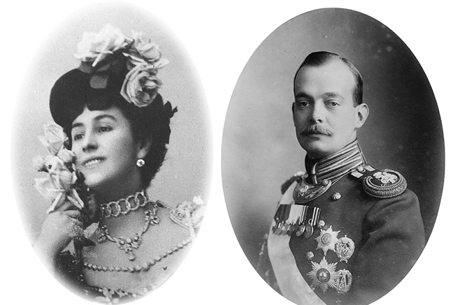 Матильда Кшесинская с мужем, великим князем Андреем
