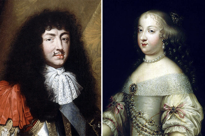 Людовик XIV и Мария Терезия