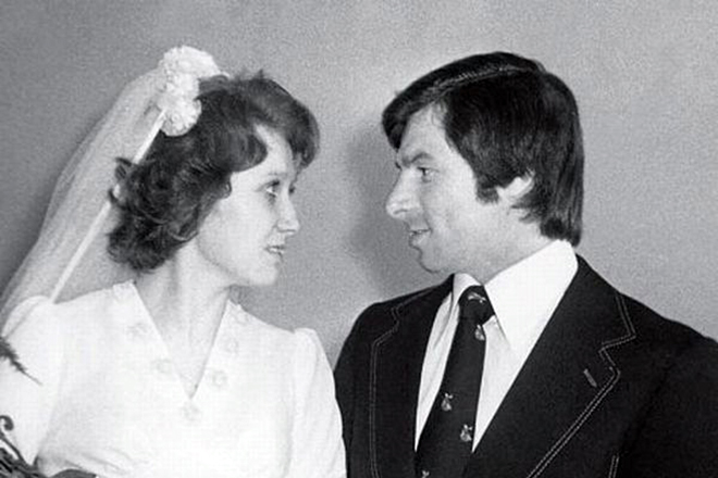 Валерий Харламов с женой