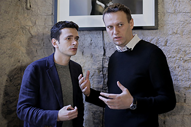 Илья Яшин и Алексей Навальный