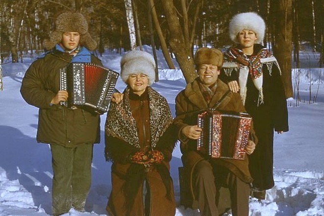 Геннадий Заволокин, его жена Светлана и дети