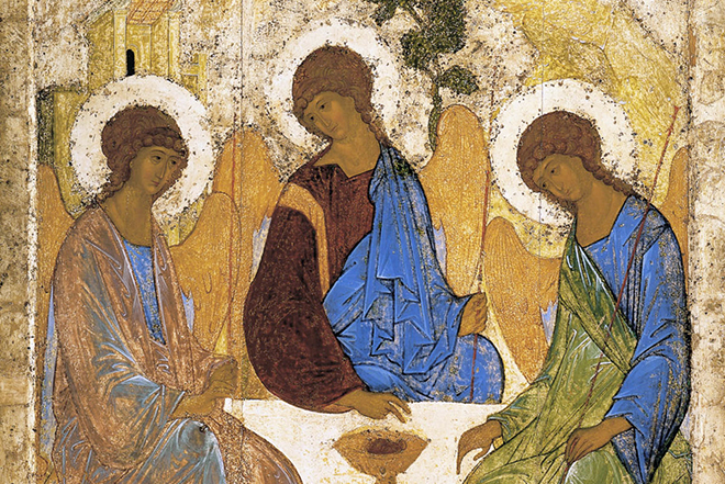 Икона Андрея Рублева «Троица»