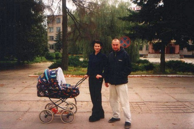 Оксана Ковалевская и Алексей Воронов с сыном