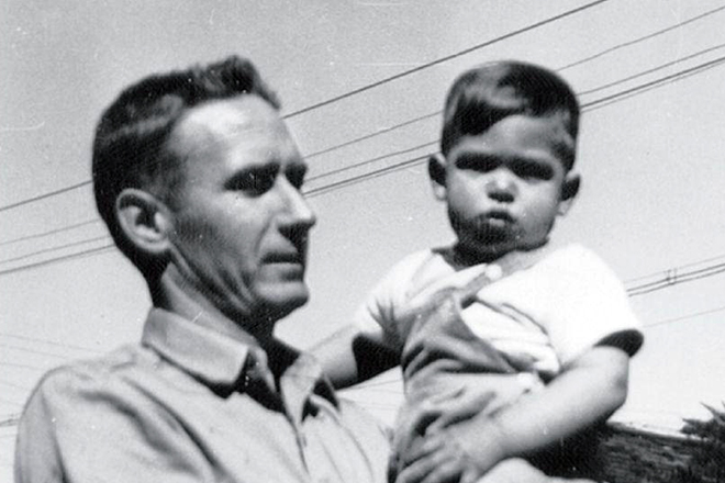 Стивен Джобс с отчимом