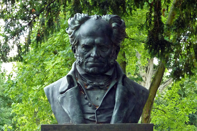 Памятник Артура Шопенгауэра