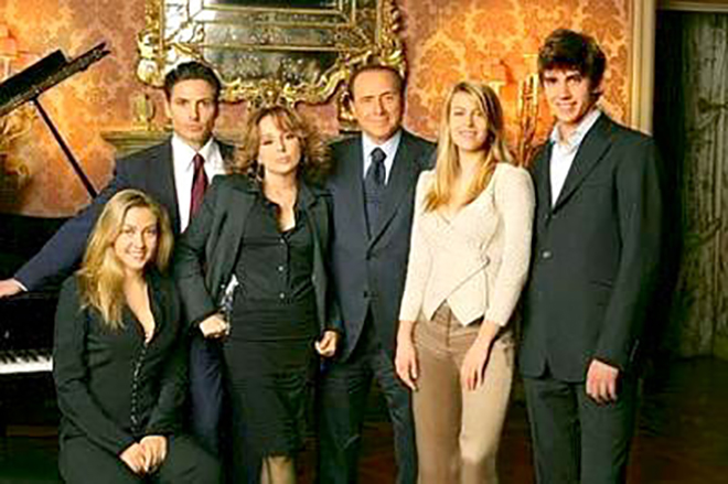 Сильвио Берлускони и его дети