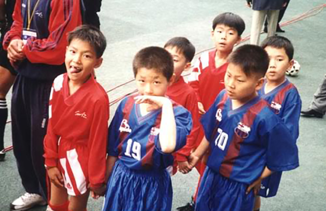 Ли Мин Хо в детстве занимался футболом