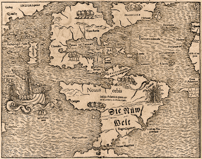 Карта Христофора Колумба