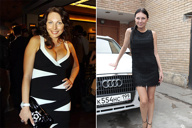 Наталья Бочкарева до и после похудения