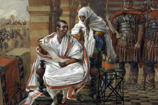 Понтий Пилат и его жена Клавдия Прокула