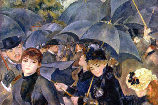 Картина Огюста Ренуара «Зонтики»