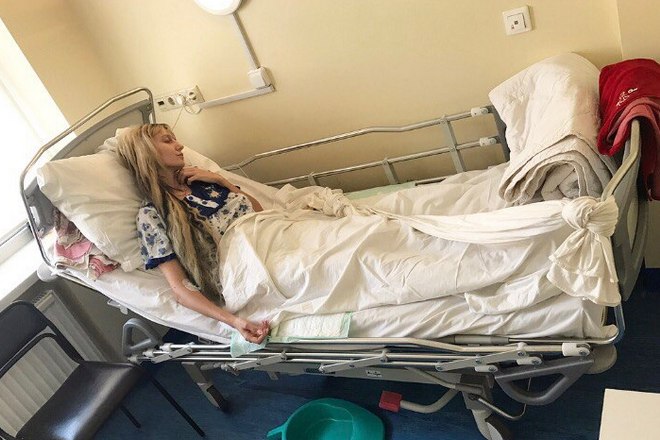 Лама Сафонова в больнице