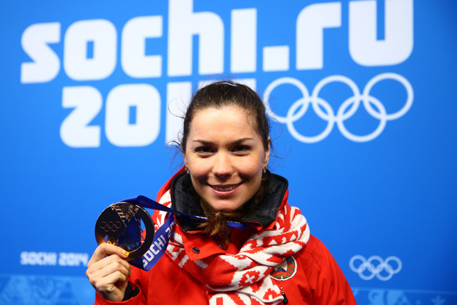 Бронзовая медаль по биатлону Надежды Скардино на Олимпиаде в Сочи