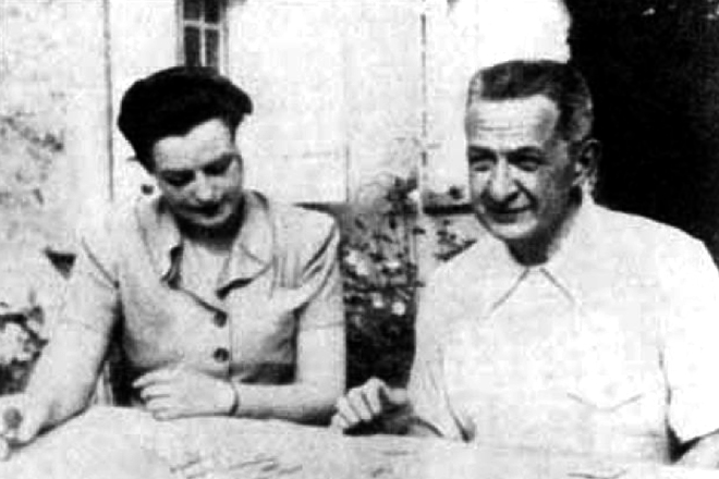 Александр Керенский и его вторая жена Лидия Триттон