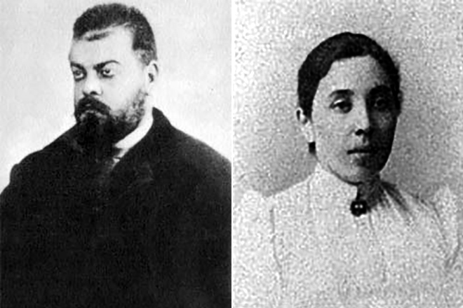Александр Парвус и его жена Татьяна Берман