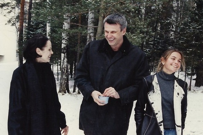 Сергей Носов с женой Аллой и дочерью Натальей