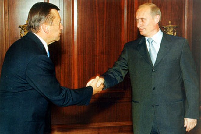 Виктор Зубков и Владимир Путин