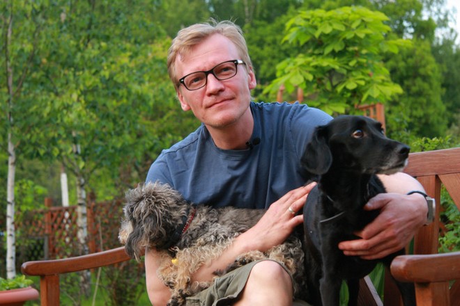 Алексей Серебряков и его собаки