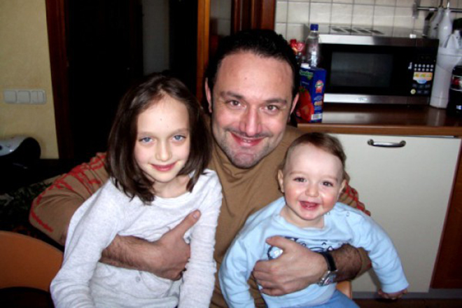 Гарик Кричевский с детьми
